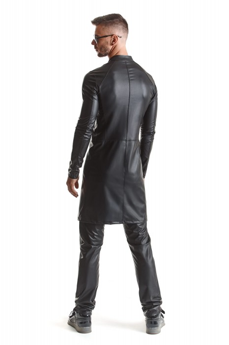 RMMario001 - wetlook coat - sizes: S,M,L,XL,XXL
