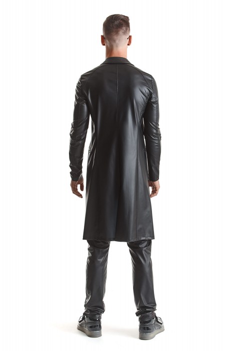 RMSergio001 - wetlook coat - sizes: 3XL, 4XL, 5XL