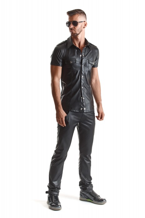 RMLuca001 - black shirt - sizes: 3XL, 4XL, 5XL
