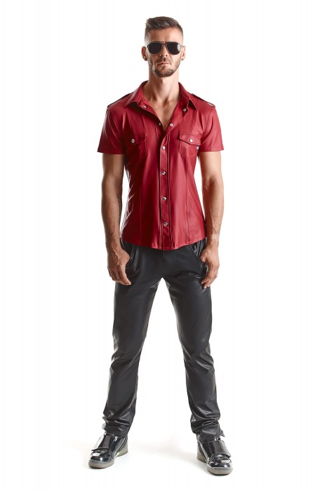 RMCarlo001 - red shirt - sizes: 3XL, 4XL, 5XL
