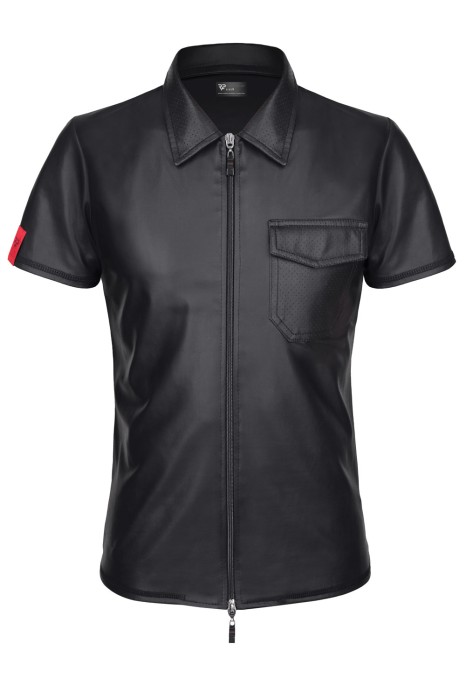 RMEmilio001 - polo shirt with pocket and zipper - sizes: 3XL, 4XL, 5XL