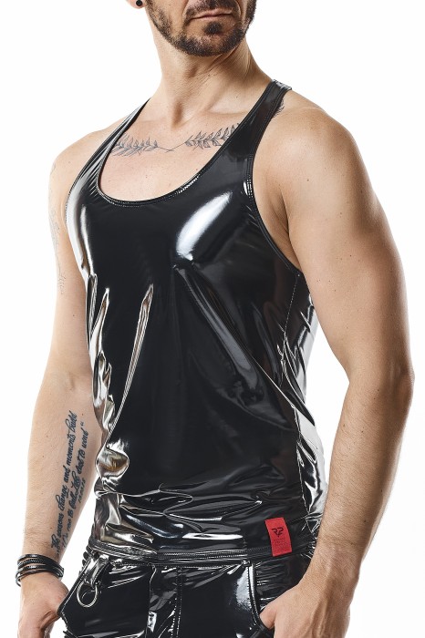 RMFreddiePVC - PVC tank top - sizes: S,M,L,XL,XXL