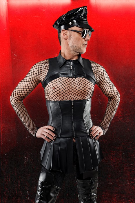 BODante001 - corset with zipper - sizes: S,M,L,XL,XXL