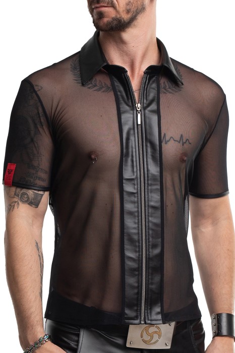 RMUgo001 - black polo - sizes: S,M,L,XL,XXL