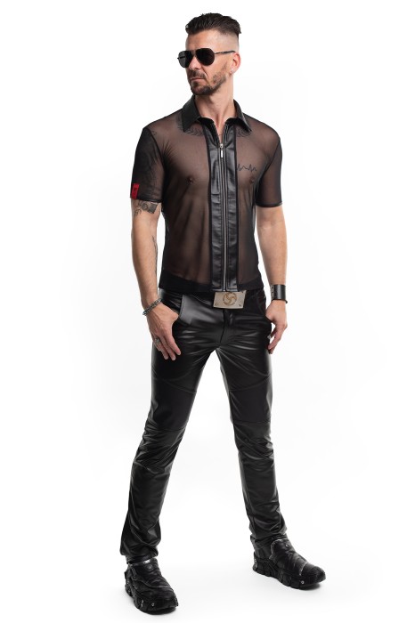 RMUgo001 - black polo - sizes: S,M,L,XL,XXL
