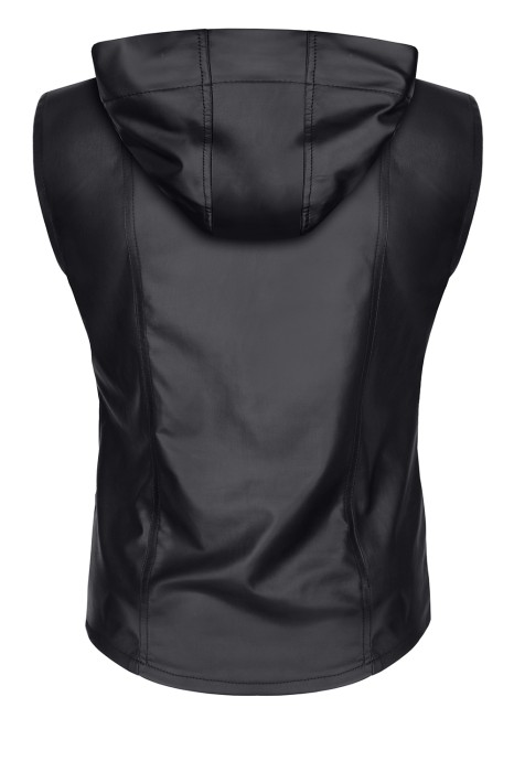RMDario001 - wetlook vest with hood - sizes: S,M,L,XL,XXL