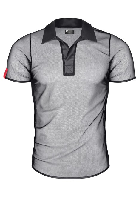 RMRoberto001 - black polo - sizes: S, M, L, XL, XXL