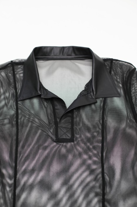RMRoberto001 - black polo - sizes: S, M, L, XL, XXL