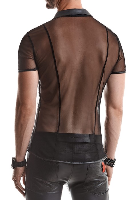 RMRoberto001 - black polo - sizes: S, M, L, XL, XXL
