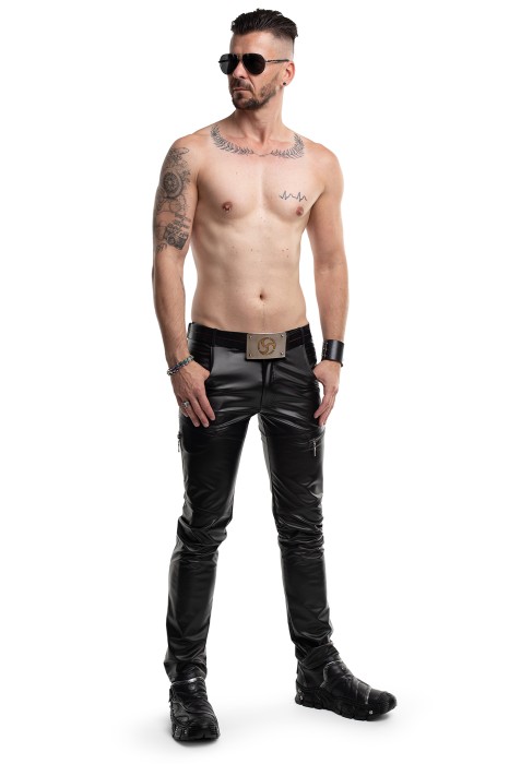RMAmedeo001 - wetlook trousers - sizes: S,M,L,XL,XXL