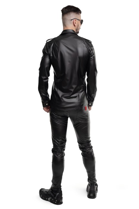 RMNatale001 - wetlook shirt - sizes: S,M,L,XL,XXL