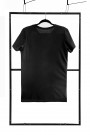 TSHRB009- black T-shirt regular shape - sizes: S,M,L,XL,XXL