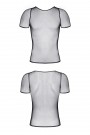 CRD008 - T-shirt made of black, elastic mesh - sizes: S,M,L