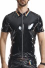 RMRemigioRBW - PVC polo shirt with zipp - sizes: S,M,L,XL,XXL