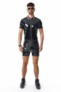 RMRemigioRBW - PVC polo shirt with zipp - sizes: S,M,L,XL,XXL