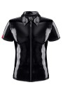 RMRoccoPVC - PVC polo shirt with zipp - sizes: S,M,L,XL,XXL