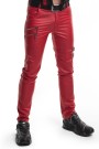 RMTommaso002 - red wetlook trousers - sizes: S,M,L,XL,XXL