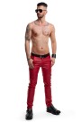 RMTommaso002 - red wetlook trousers - sizes: S,M,L,XL,XXL