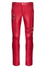 RMTommaso002 - red wetlook trousers - sizes: S,M,L,XL,XXL