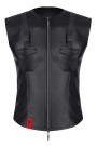 RMCamillo001 - wetlook vest with a pockets - sizes: S,M,L,XL,XXL