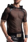 RMTito001 - black T-shirt with hood - sizes: S,M,L,XL,XXL
