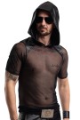 RMTito001 - black T-shirt with hood - sizes: S,M,L,XL,XXL